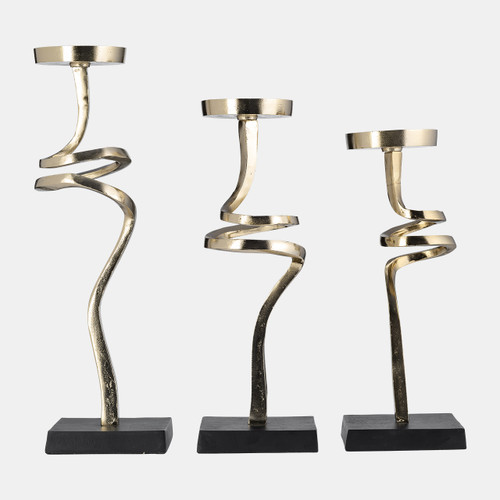 sagebrook home Metal s/3 13 15 17" abstract Candle Pillar Holder Wishlist Create New