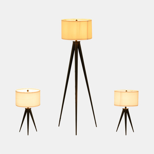 Sagebrook Home Metal S/3 23/60"h Table&floor Tripod Lamps Blk Wishlist Create New