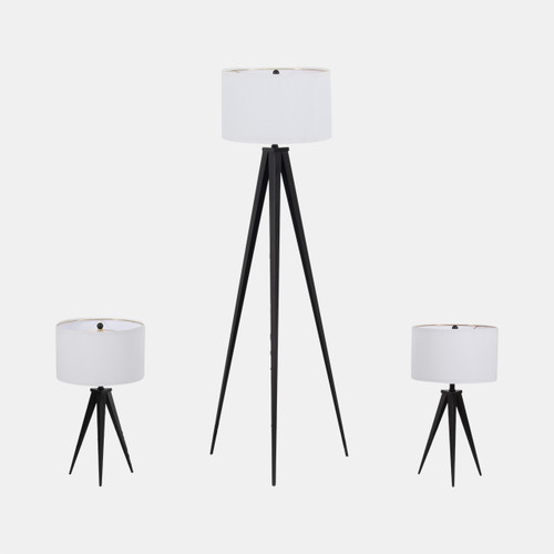 sagebrook home Metal s/3 23/60"h table&floor Tripod Lamps blk Wishlist Create New