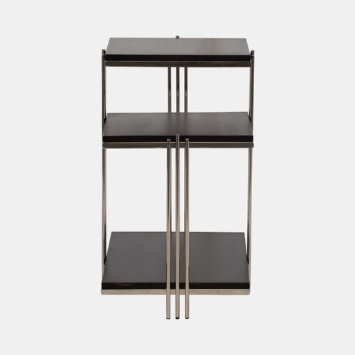 Sagebrook Home Metal/wood 24" Three Tier Side Table Wishlist Create New