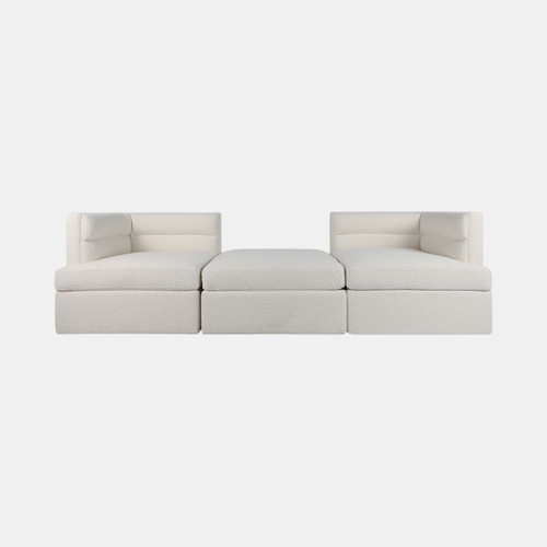 Sagebrook Home Modern Modular Sofa Ivory Kd 3boxes Wishlist Create New