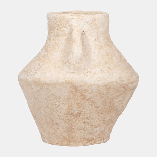 Sagebrook Home Paper Mache 14" Vase With Handles White Wishlist Create New