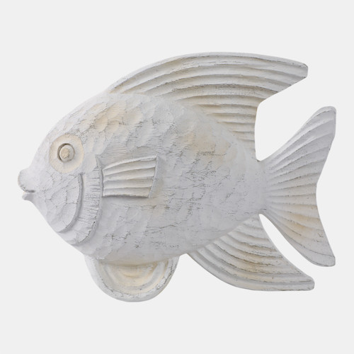 sagebrook home Resin 10" Fish Figurine Whitewash Wishlist Create New