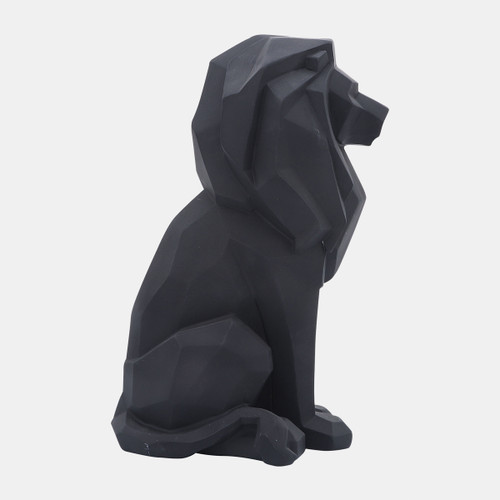 Sagebrook Home Resin 11"h Sitting Lion Black Wishlist Create New