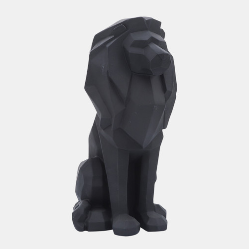 sagebrook home Resin 11"h Sitting Lion Black Wishlist Create New