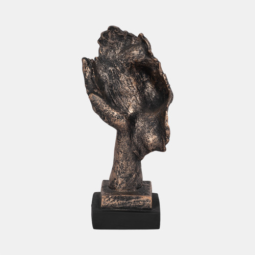 Sagebrook Home Resin 13" Sleepy Head Bronze Wishlist Create New