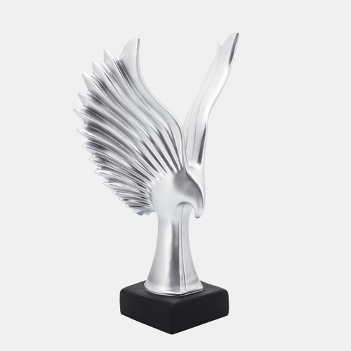 sagebrook home Resin 14"h Eagle Table Accent Silver Wishlist Create New