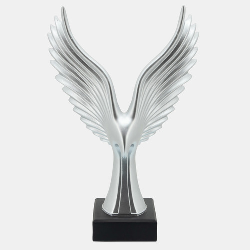 Sagebrook Home Resin 20"h Eagle Table Accent Silver Wishlist Create New