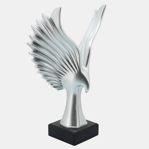 sagebrook home Resin 20"h Eagle Table Accent Silver Wishlist Create New