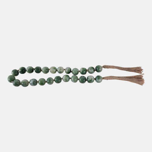 Sagebrook Home Resin 36 X 1 Bead Garland Green Wishlist Create New