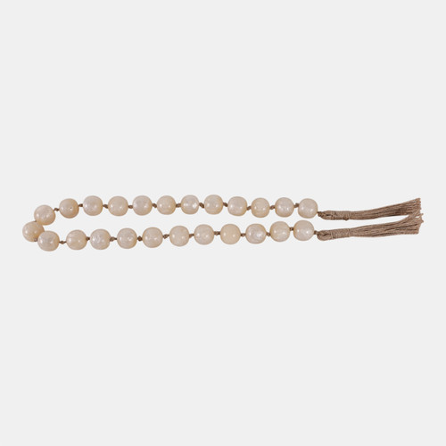 Sagebrook Home Resin 36x1 Bead Garland Ivory Wishlist Create New