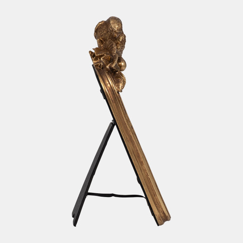 Sagebrook Home Resin 4x6 Bird Photo Frame Gold Wishlist Create New