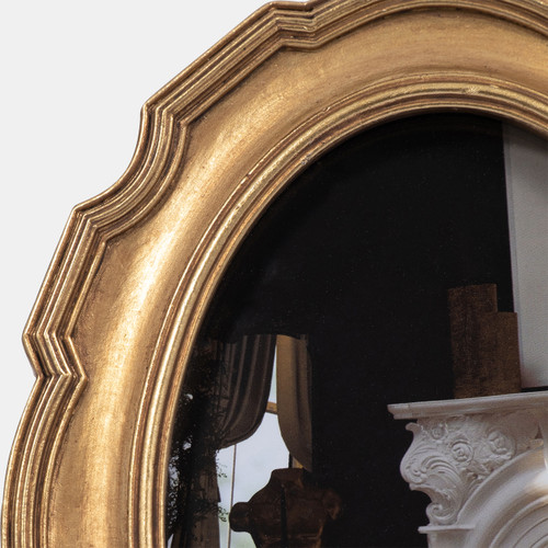 Sagebrook Home Resin 4x6 Round Vintage Photo Frame Gold Wishlist Create New