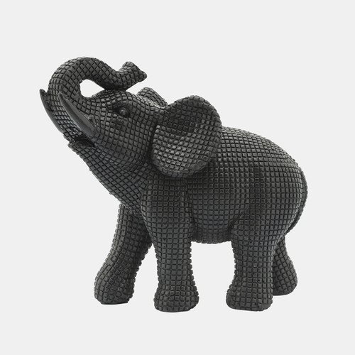 sagebrook home Resin 7" Elephant Table Accent Black Wishlist Create New