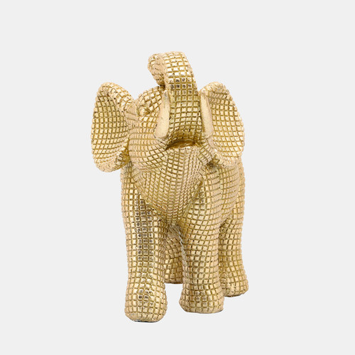 Sagebrook Home Resin 7" Elephant Table Accent Gold Wishlist Create New