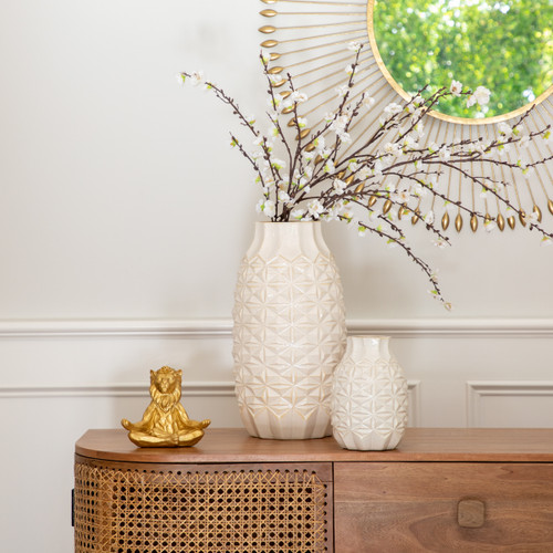 Sagebrook Home Resin 7" Yoga Lion Gold Wishlist Create New