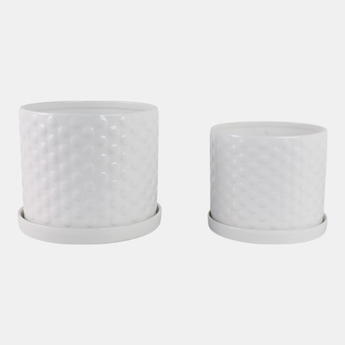 sagebrook home S/2 10/12" Small Bubble Planter White Wishlist Create New