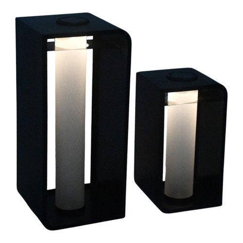 Sagebrook Home S/2 13/19" Outdoor Solar Lanterns Black Wishlist Create New