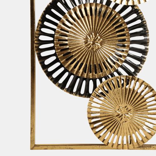 Sagebrook Home S/2 32" Pierced Disc Metal Wall Panels Gold Multi Wishlist Create New