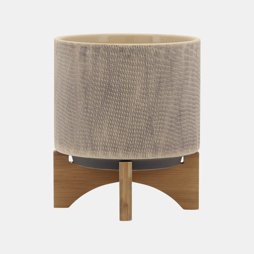 Sagebrook Home S/2 5/8" Mesh Planter W/ Stand Tan Wishlist Create New