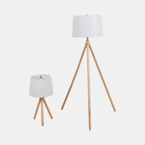 sagebrook home S/2 59/26" Wood Tripod Table&floor Lamps natural Wishlist Create New