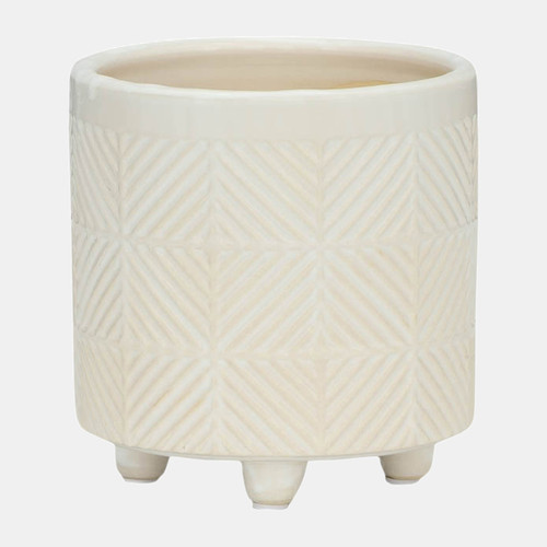 Sagebrook Home S/2 6/8" Textured Planters Shiny White Wishlist Create New