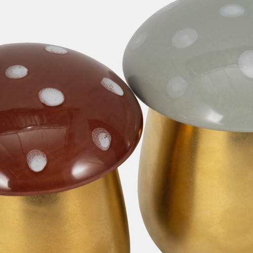 Sagebrook Home S/2 6 Oz Fig&apricot 6" Mushroom Candle Brwn/ivory Wishlist Create New