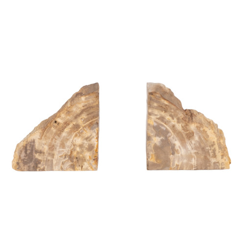 sagebrook home S/2 6" Petrified Wood Bookends Natural Wishlist Create New