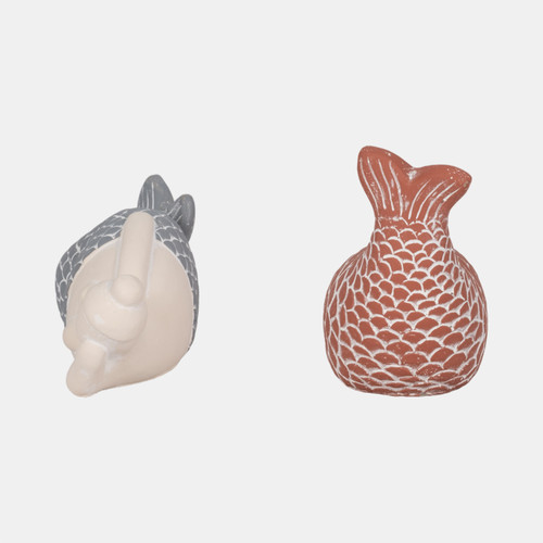 Sagebrook Home S/2 7" Sunning Mermaids Blue/red Wishlist Create New