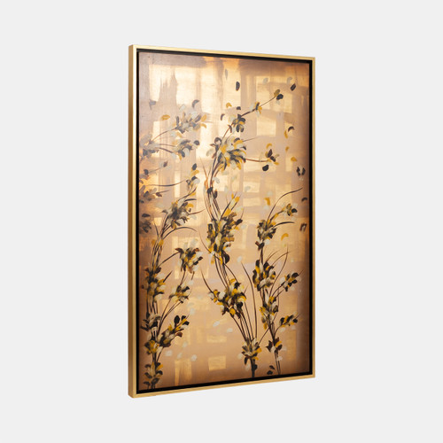 Sagebrook Home S/2 71x59 Hand Painted Wildflowers Gold Wishlist Create New