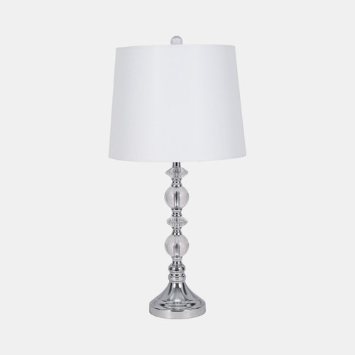 Sagebrook Home S/2 Crystal 26" Table Lamp Silver Wishlist Create New