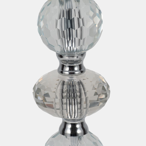Sagebrook Home S/2 Crystal 28" Table Lamp Silver Wishlist Create New