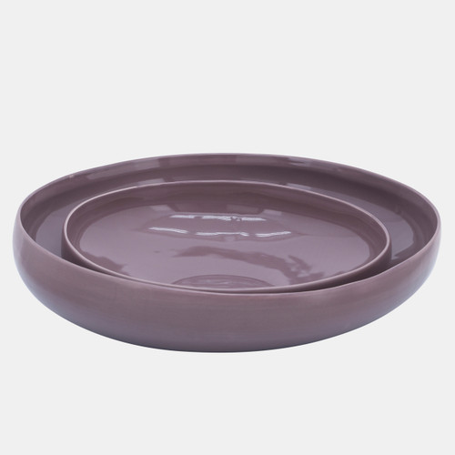 Sagebrook Home S/2 Organic Bowls 12/15" Lavander Wishlist Create New