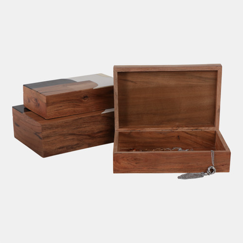 Sagebrook Home S/3 10/11/12" Mid-century Boxes Multi Wishlist Create New