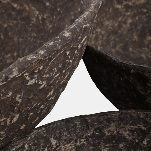 Sagebrook Home S/3 14/18/22" Paper Mache Bowls Rustic Brown Wishlist Create New