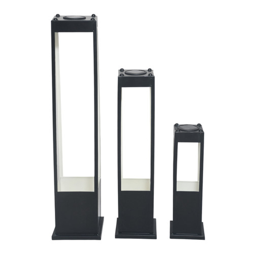 sagebrook home S/3 16/24/32" Outdoor Solar Lanterns Black Wishlist Create New