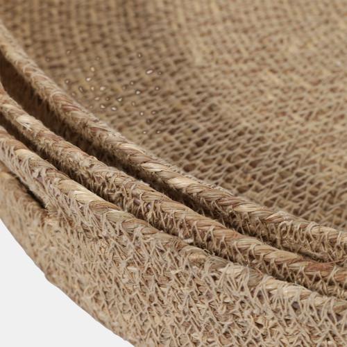 Sagebrook Home S/3 18/19/20" Woven Jute Trays Natural Wishlist Create New