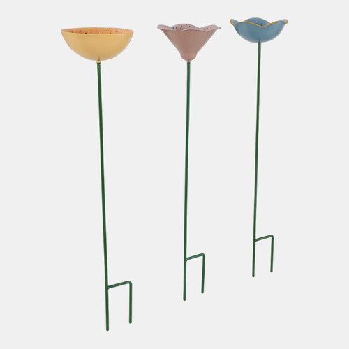 Sagebrook Home S/3 24x5" Flower Bee Cups Multi Wishlist Create New