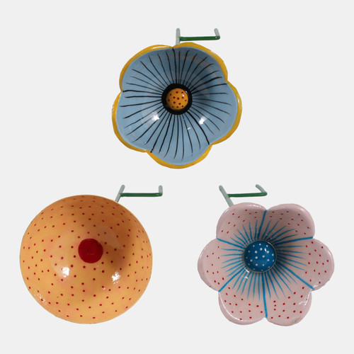 sagebrook home S/3 24x5" Flower Bee Cups Multi Wishlist Create New