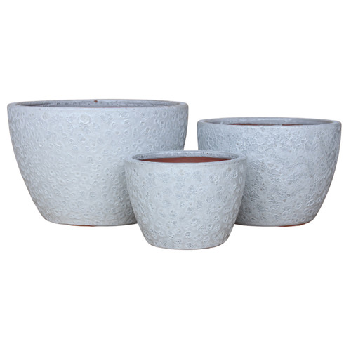 Sagebrook Home S/3 8/11/15" Lava Planters White Wishlist Create New