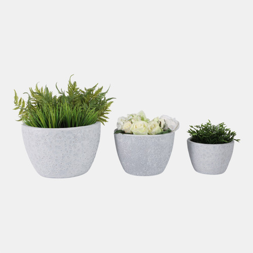 Sagebrook Home S/3 8/11/15" Lava Planters White Wishlist Create New