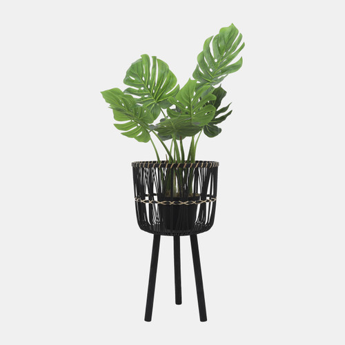 Sagebrook Home S/3 Bamboo Planters 11/13/15" Black Wishlist Create New