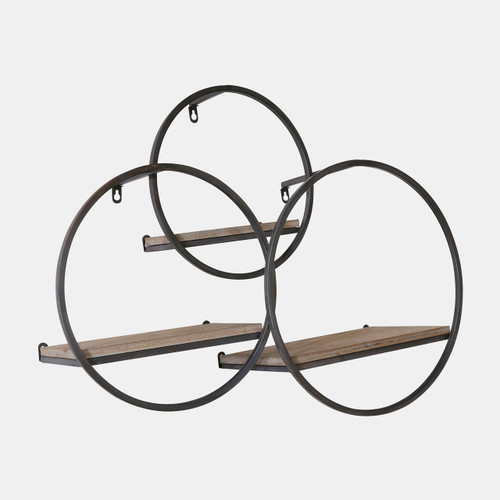 Sagebrook Home S/3 Wood/metal Wall Shelves Wishlist Create New