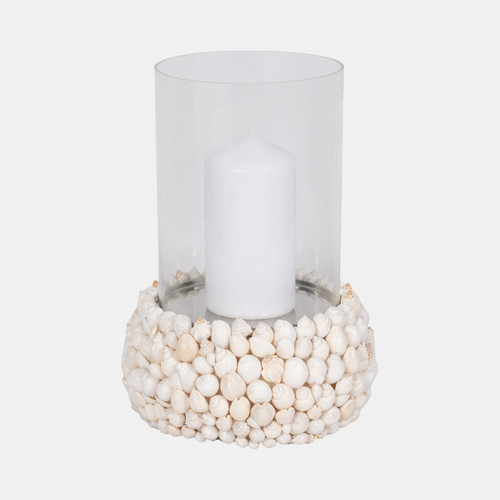 Sagebrook Home Shell 12" Hurricane White Wishlist Create New