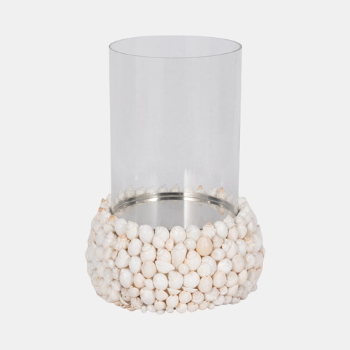 Sagebrook Home Shell 12" Hurricane White Wishlist Create New