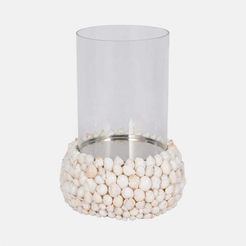 sagebrook home Shell 12" Hurricane White Wishlist Create New
