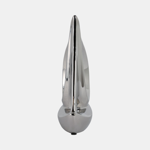 Sagebrook Home Silver Ceramic Sailboat 8" Wishlist Create New