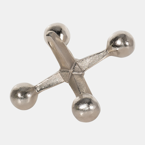 Sagebrook Home Silver Metal Jacks Decor 5" Wishlist Create New