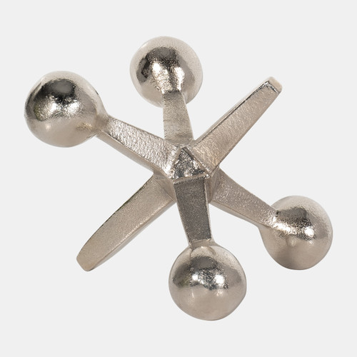 sagebrook home Silver Metal Jacks Decor 5" Wishlist Create New