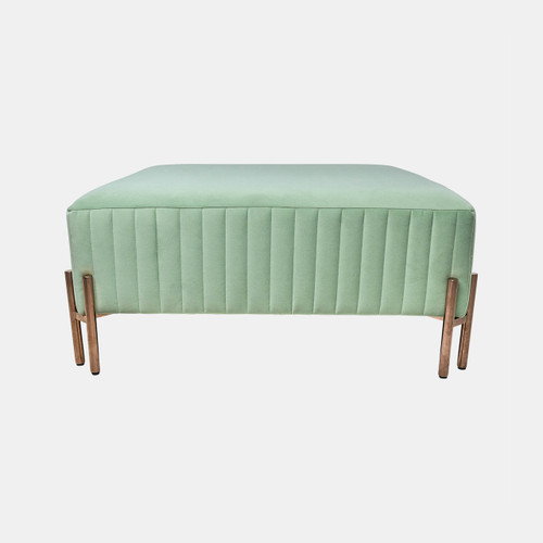 Sagebrook Home Square Ottoman - Green Kd Wishlist Create New